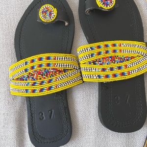 New Sandals with matching purse